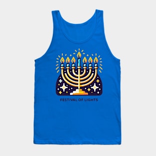 Hanukkah festival of lights Tank Top